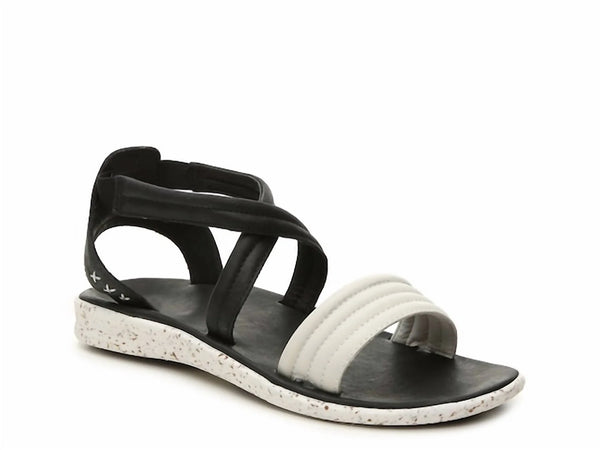 Sandales noires et blanches Verde (7)-Super Feet-La Penderie du Paradis 🕊