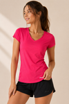 T-shirt de sport fuchsia seconde main - Fila- La Penderie du Paradis
