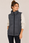 Veste puffer grise sans manche* seconde main - Adidas- La Penderie du Paradis