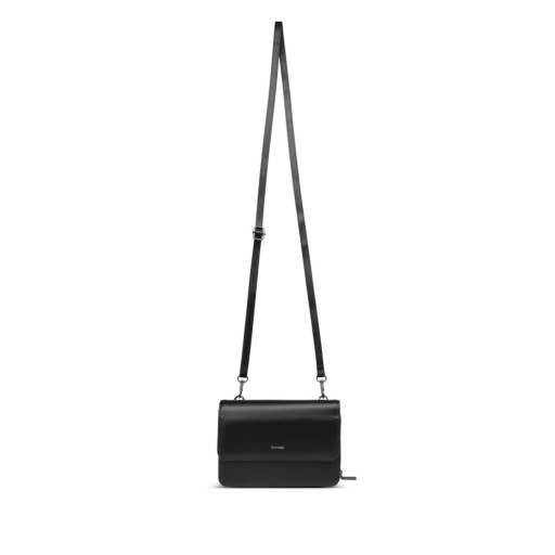 Sac à bandoulière végétalien recyclé deux-en-un Jane noir-Pixie Mood-La Penderie du Paradis 🕊