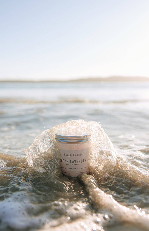 Sels de bain moussants Cèdre et lavande (455g)*-Rosco x Emmit-La Penderie du Paradis 🕊