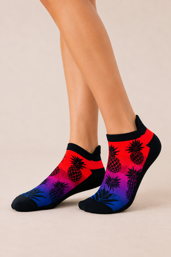 Chaussettes performance ananas seconde main - Outway- La Penderie du Paradis