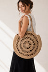 Sac à main circulaire en jute tressé* seconde main - Zara- La Penderie du Paradis