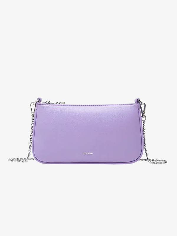 Sac à bandoulière végétalien recyclé à chaîne Francine lavande *-Pixie Mood-La Penderie du Paradis 🕊