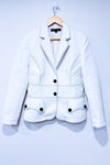 Veston texturĂ© blanc (l)-Nipon Boutique-La Penderie du Paradis đ