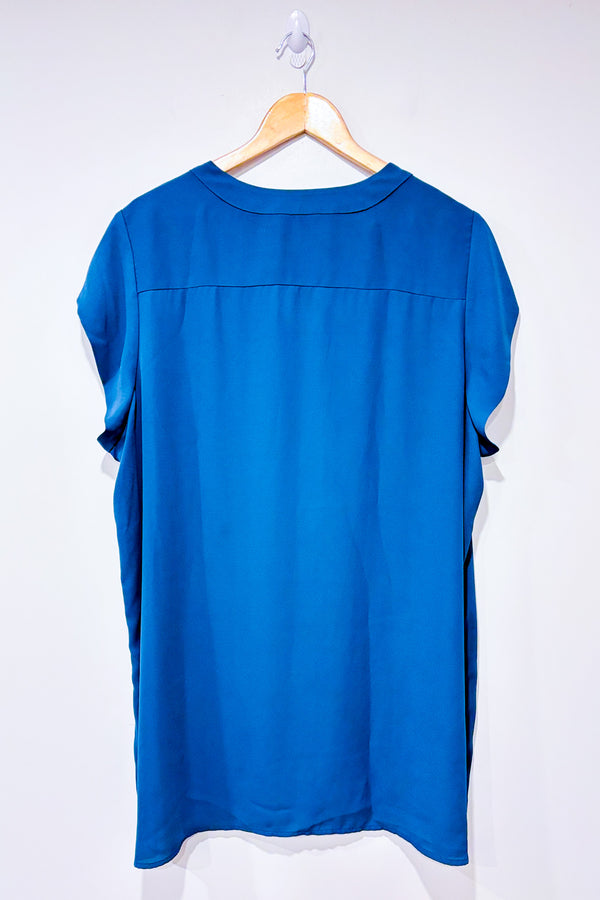 Haut ample fluide émeraude (3X)-Reitmans-La Penderie du Paradis 🕊