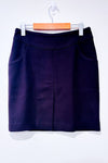 Plum skirt with pockets(s)