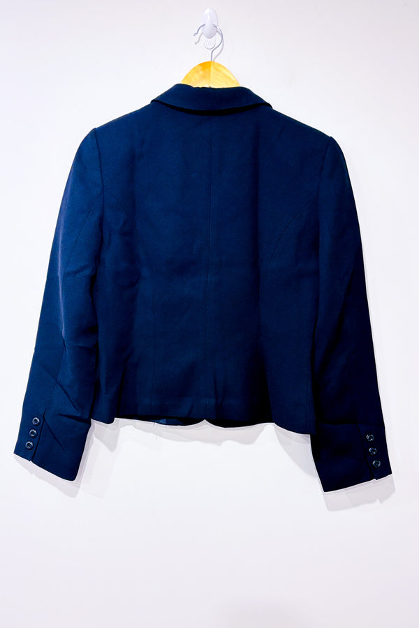 Veston noir avec épaulettes (m)