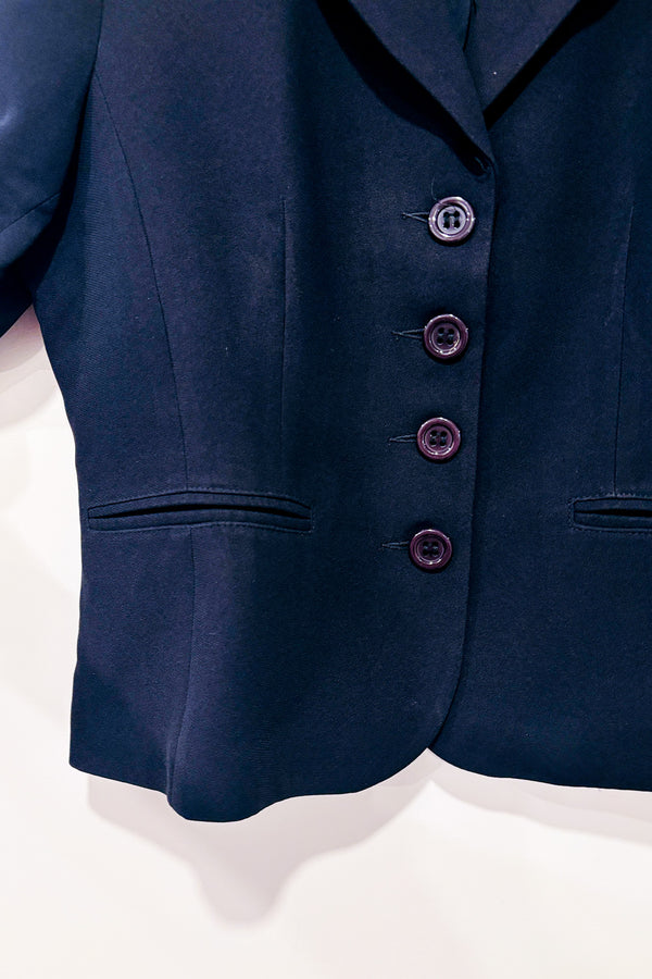 Veston noir avec épaulettes (m)