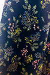 Robe d'été fluide fleurie marine seconde main - George- La Penderie du Paradis