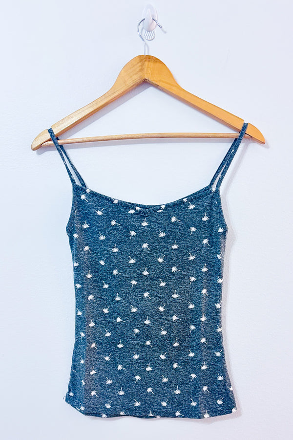 Camisole grise motif palmiers seconde main - Ardene- La Penderie du Paradis