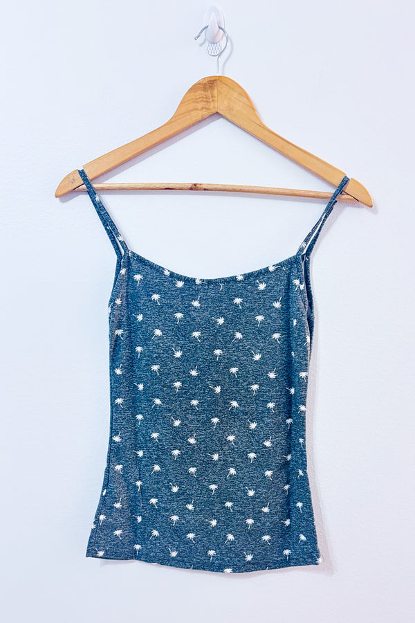 Camisole grise motif palmiers seconde main - Ardene- La Penderie du Paradis
