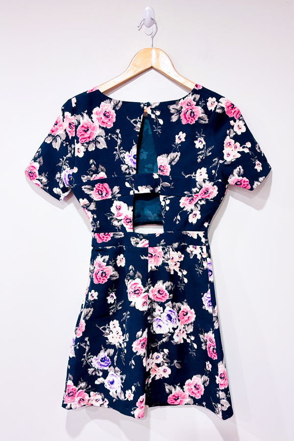 Robe émeraude et rose fleurie (xs)-Umgee-La Penderie du Paradis 🕊