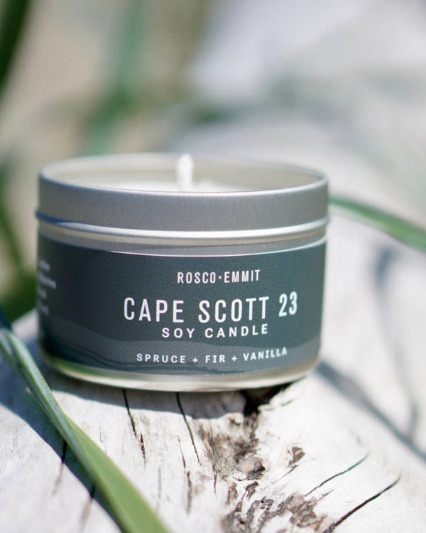 Bougie au soja Cape Scott 23 (4 oz)*-Rosco x Emmit-La Penderie du Paradis 🕊