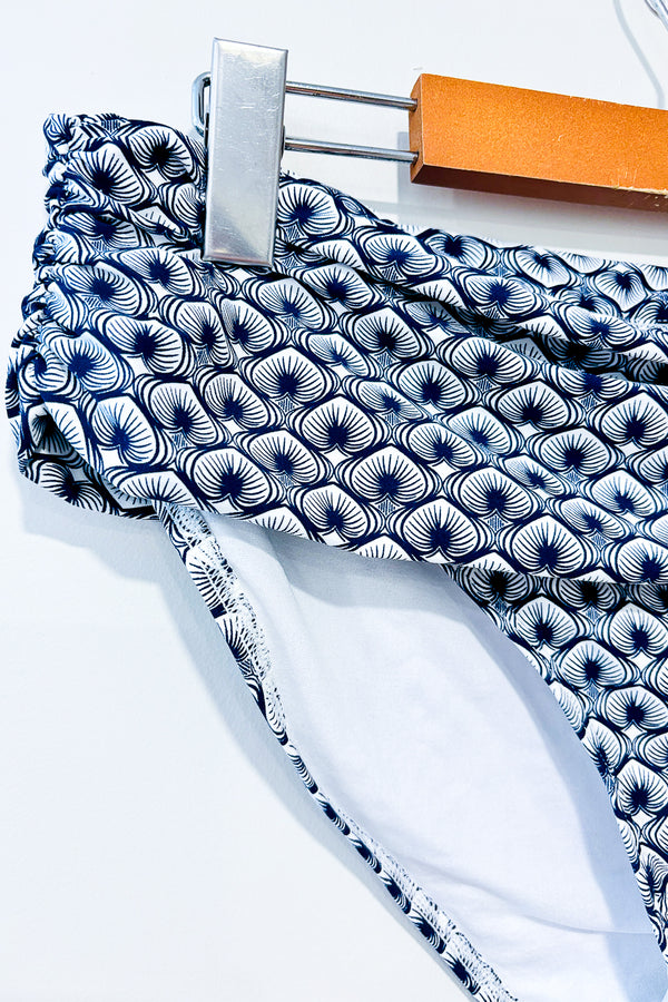 Bas de maillot de bain marine fleuri (l) seconde main Bond-Eye