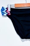 Bas de maillot de bain noir et multicolore (l) seconde main Captiva by Christina