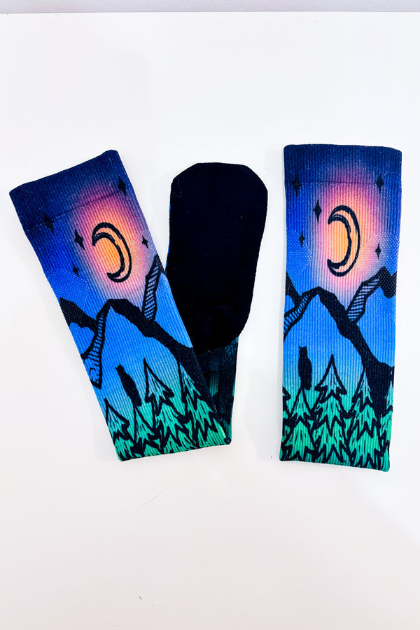 Chaussettes performance Bonheur nocturne seconde main - Outway- La Penderie du Paradis