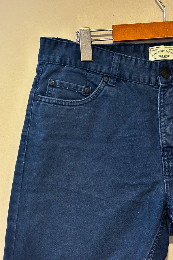 Bermuda bleu en jeans (m) - Homme seconde main Only & Sons