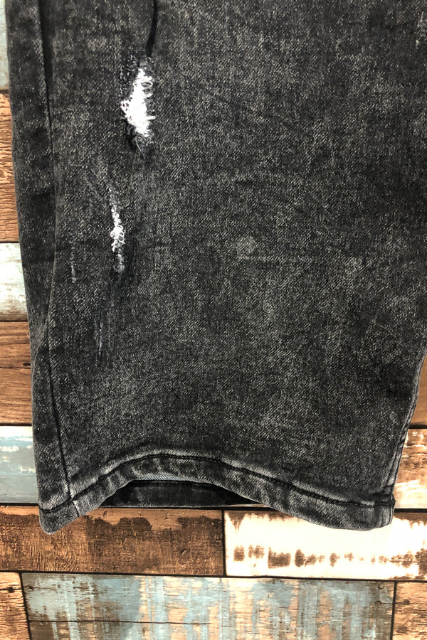 Bermuda noir en jeans (xl) - Homme seconde main Uh Denim