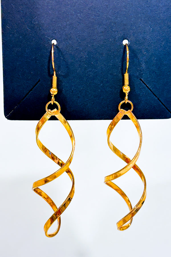 Boucles d'oreilles torsades or seconde main - Autres- La Penderie du Paradis