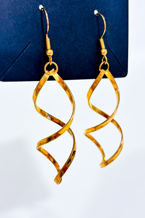 Boucles d'oreilles torsades or seconde main - Autres- La Penderie du Paradis