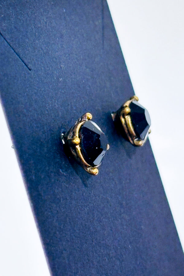 Boucles d'oreilles pierre noire seconde main - Autres- La Penderie du Paradis