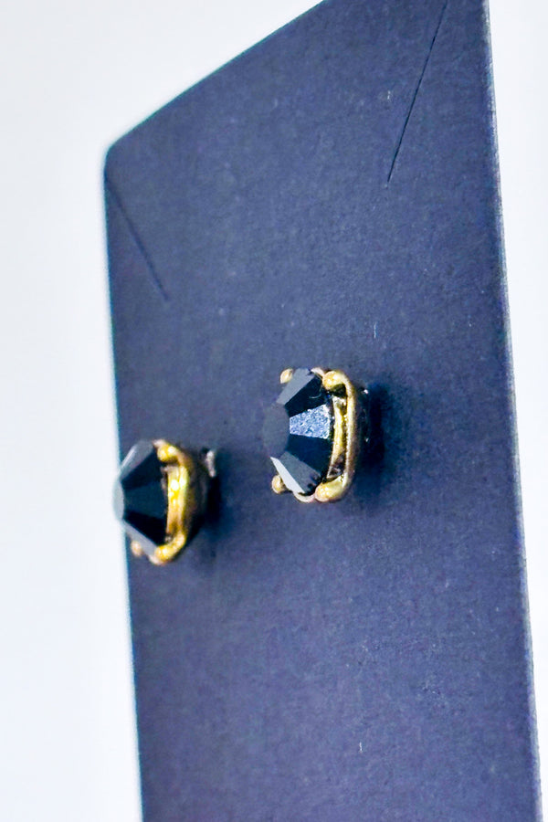 Boucles d'oreilles pierre noire seconde main - Autres- La Penderie du Paradis