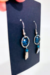 Boucles d'oreilles capteur de rêve turquoise seconde main - Autres- La Penderie du Paradis