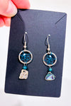Boucles d'oreilles capteur de rêve turquoise seconde main - Autres- La Penderie du Paradis