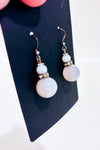 Boucles d'oreilles pendentif perles blanches seconde main - Autres- La Penderie du Paradis
