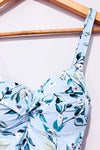 Maillot de bain bleu pâle fleuri (s)-Nip Tuck-La Penderie du Paradis 🕊