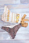 Maillot de bain beige fleuri motif léopard (l)* seconde main - Capittana- La Penderie du Paradis