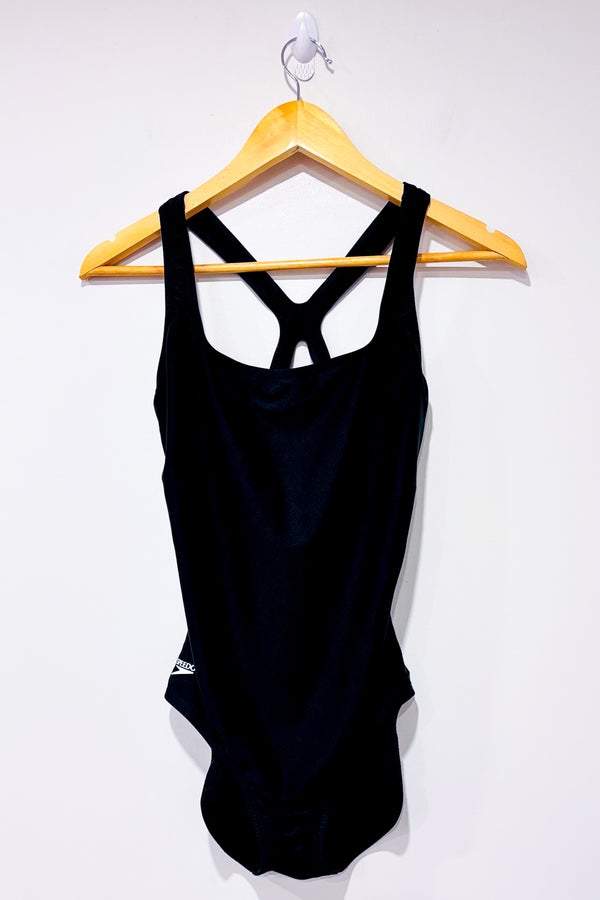 Maillot de bain noir racerback (l) seconde main - Speedo- La Penderie du Paradis