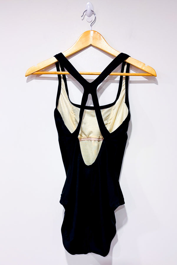 Maillot de bain noir racerback (l) seconde main - Speedo- La Penderie du Paradis