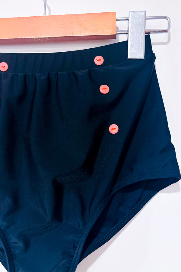 Bas de maillot de bain noir à taille haute seconde main - Autres- La Penderie du Paradis
