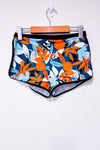 Bas de maillot de bain vert et orange fleuri seconde main - SHEIN- La Penderie du Paradis