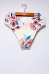 Bas de maillot de bain beige fleuri seconde main - Cupshe- La Penderie du Paradis