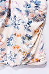 Haut de maillot de main camisole beige fleurie seconde main - Everyday Sunday- La Penderie du Paradis
