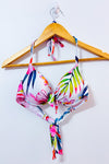 Haut de maillot de bain blanc fleuri avec armatures seconde main - SHEIN- La Penderie du Paradis