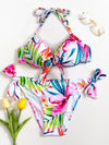 Haut de maillot de bain blanc fleuri avec armatures seconde main - SHEIN- La Penderie du Paradis
