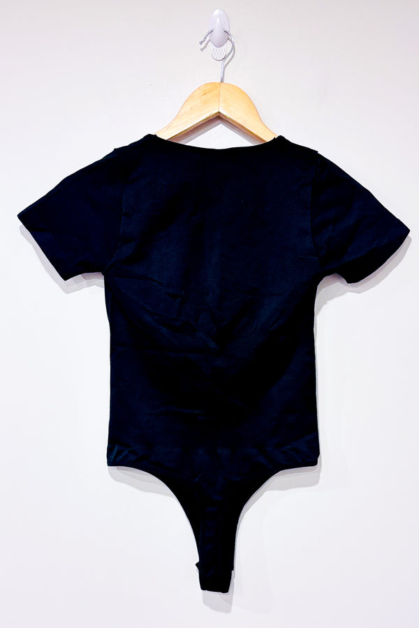 Bodysuit noir à encolure carrée (m)-HeyShape-La Penderie du Paradis 🕊