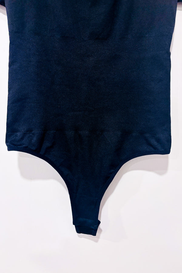 Bodysuit noir à encolure carrée (m)-HeyShape-La Penderie du Paradis 🕊