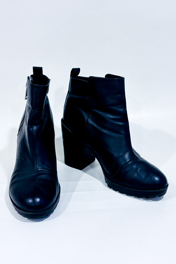 Bottes noires (8.5)-H&M-La Penderie du Paradis 🕊