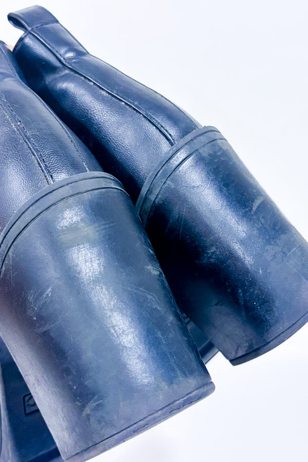 Bottes noires (8.5)-H&M-La Penderie du Paradis 🕊