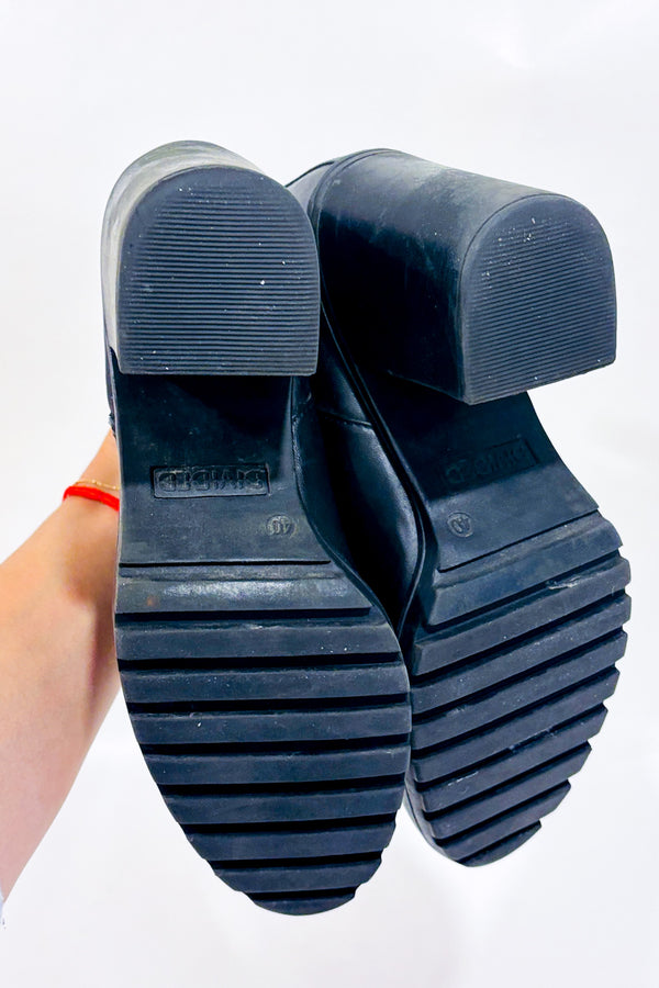 Bottes noires (8.5)-H&M-La Penderie du Paradis 🕊