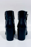 Bottes noires en cuir Amaliaa Ă talon* seconde main - Steve Madden- La Penderie du Paradis