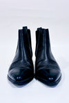 Bottes noires à talon bloc* seconde main - Vero Moda- La Penderie du Paradis