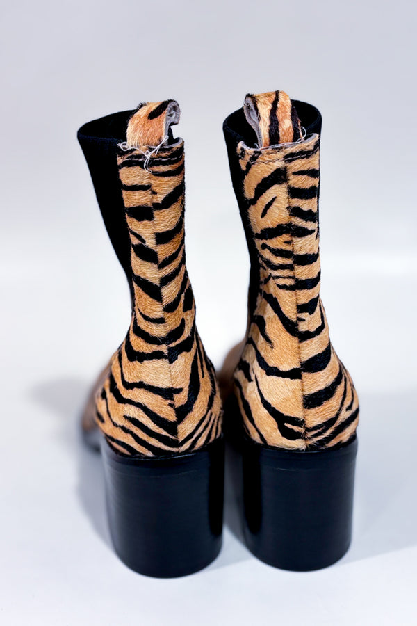 Bottes Nirvani motif tigrĂ© (7.5)-Silent D-La Penderie du Paradis đ