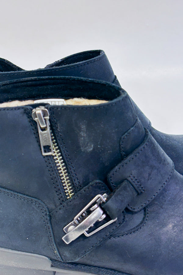 Bottes noires doublure en mouton (6.5)-Ugg-La Penderie du Paradis đ