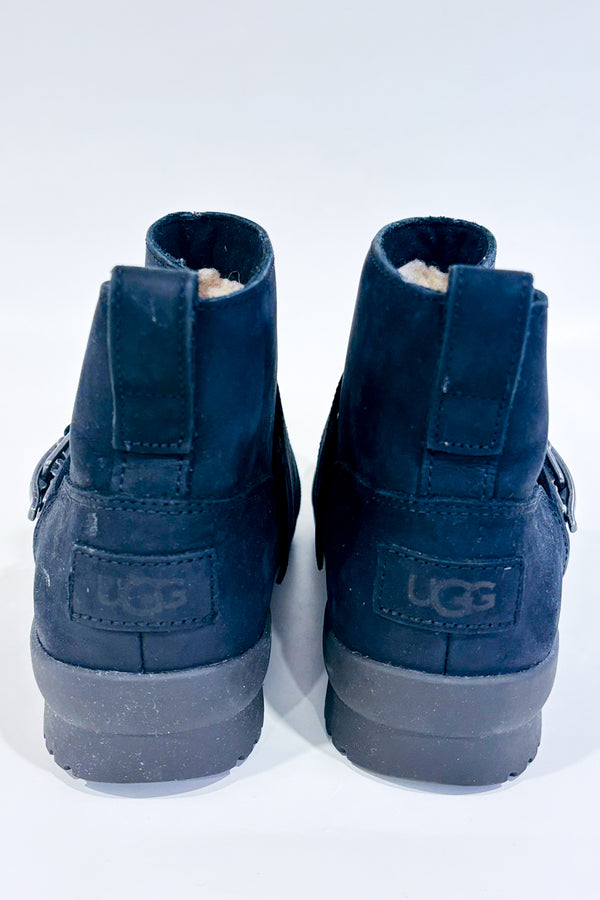 Bottes noires doublure en mouton (6.5)-Ugg-La Penderie du Paradis đ
